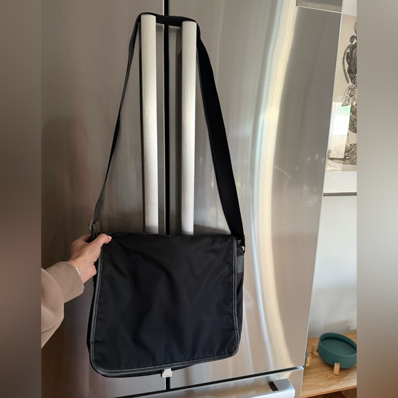 Prada large Black Messenger Bag - Picture 1 of 11